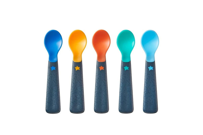 Tommee Tippee: Easigrip Self Feeding Spoons - 5 Pack