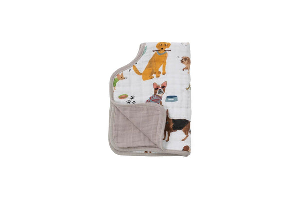 Little Unicorn: Muslin Burp Cloth - Woof