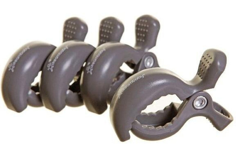 Dreambaby: Strollerbuddy Stroller Clips - Grey (4 Pack)