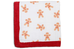 Lulujo: Muslin Cotton Quilt - Christmas Gingerbread