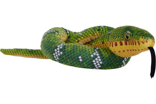 Wild Republic:Rainforest Snake Emerald Tree Boa - 54" Plush