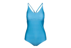 Trespass Womens/Ladies Mimi Plain One Piece Swimsuit (Storm Blue) (S)