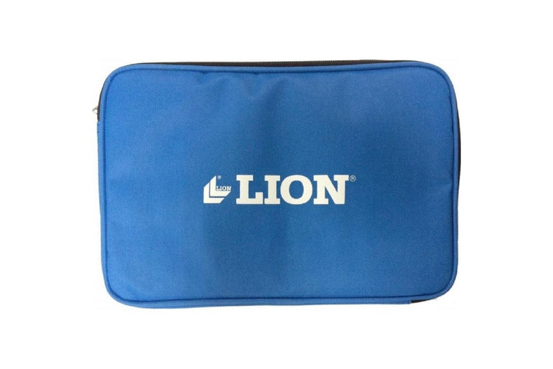 Lion Table Tennis Bat Cover (Blue/White) (One Size)