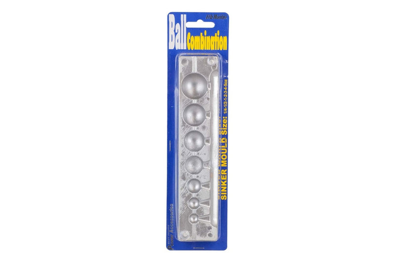 Pro Hunter Ball Sinker Mould - Combo Pack (7 from 1/4oz to 6oz)