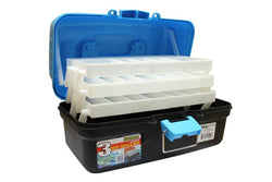 Pro Hunter Three Tray Tackle Box - Blue