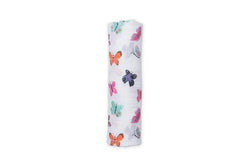 Lulujo: Muslin Cotton Swaddle - Butterfly