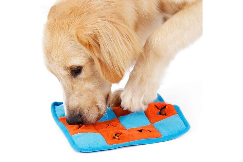 Durable Healthy Reversible Squeaker Slow Feed Sniffing Mat Chew Toy