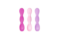 Bumkins: Silicone Dipping Spoon - Lollipop Pink (3pk)