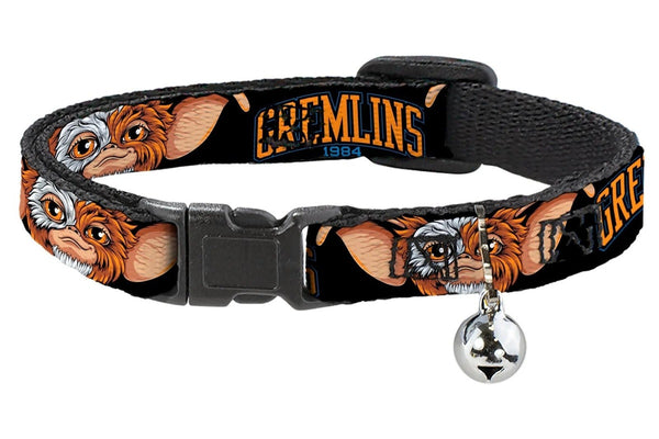 Gremlins: Gizmo Face - Breakaway Cat Collar With Bell