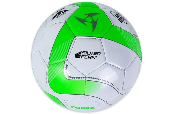 Silver Fern Cobra Football Soccer Ball - Size 5