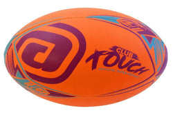 Avaro Senior Club Touch Rugby / Football Ball - Orange