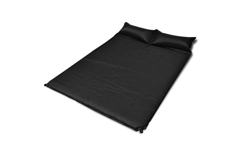 Black Self-inflating Sleeping Mat 190 x 130 x 5 Cm (double) Kblkb