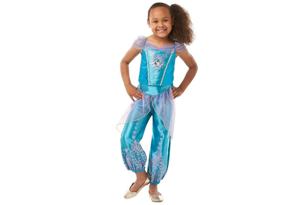 Disney: Jasmine Gem Princess Costume - (Size: 4-6)