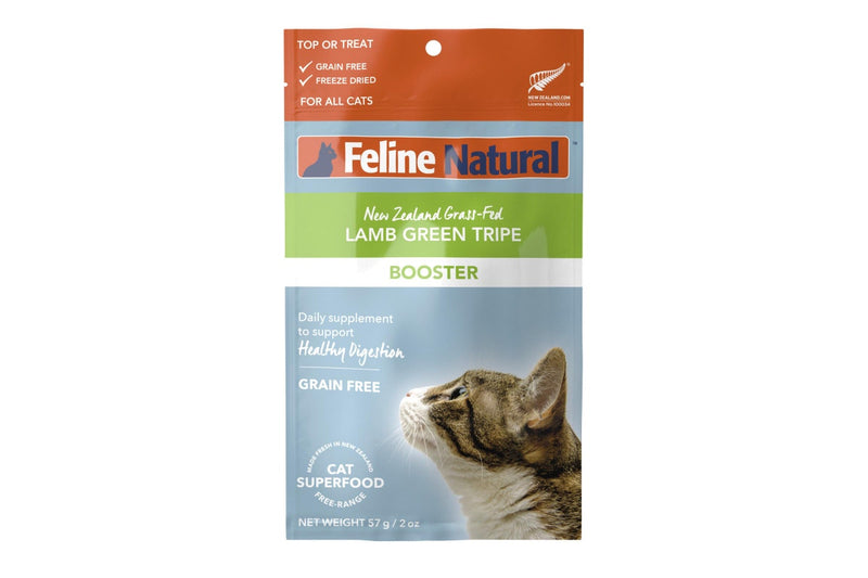 Feline Natural: Freeze-Dried Cat Food Supplement, Lamb Green Tripe 57g