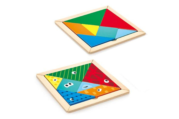 Hape: Tangram - Wooden Puzzle