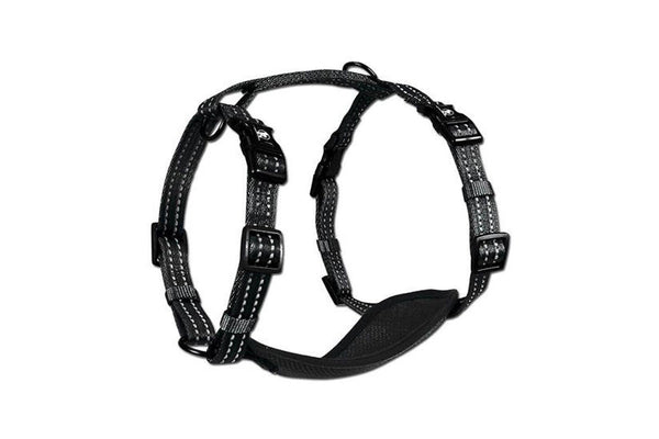 Alcott Adventure Dog Harness (Black) (Small)