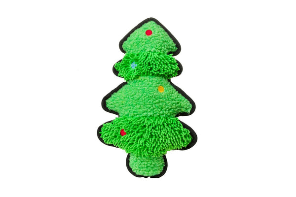 House Of Paws Christmas Tree Dog Squeak Toy (Green) (One Size)