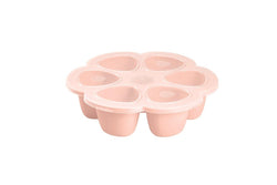 Beaba: Silicone Multiportions - 6 x 90ml (Pink)