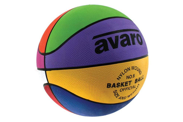 Avaro Rainbow Basketball - Size 6