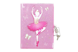 Pink Poppy - 3D Lockable Diary (Ballet)