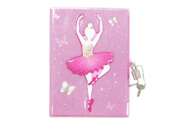 Pink Poppy - 3D Lockable Diary (Ballet)