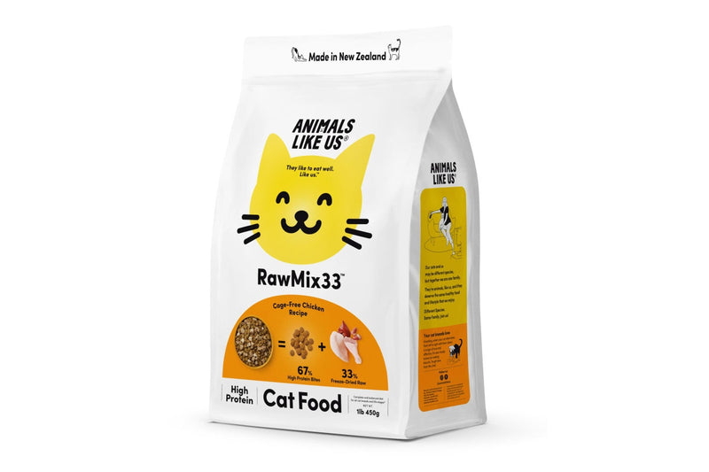 Animals Like Us: RawMix33 - Cage-Free Chicken Cat Food (450g)