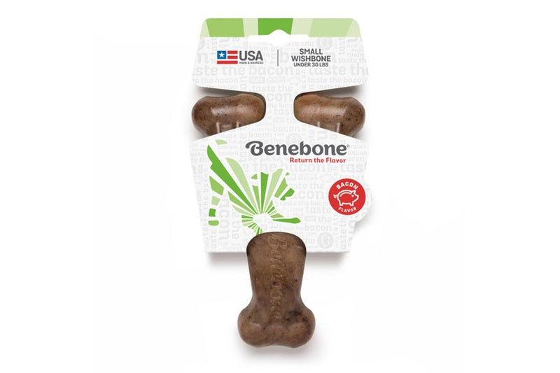 Benebone: Wishbone Bacon Dog Toy - Small