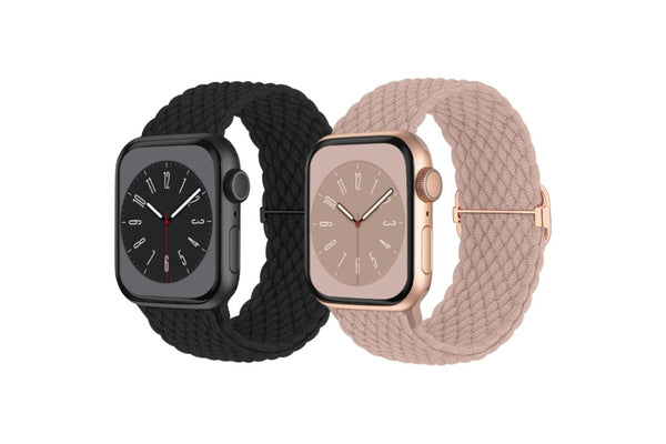 Adjustable Braided Loop Nylon Strap Compatible with Apple Watch Style 3