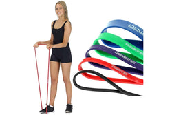 5x Powertrain Home Workout Resistance Bands Gym Exercise