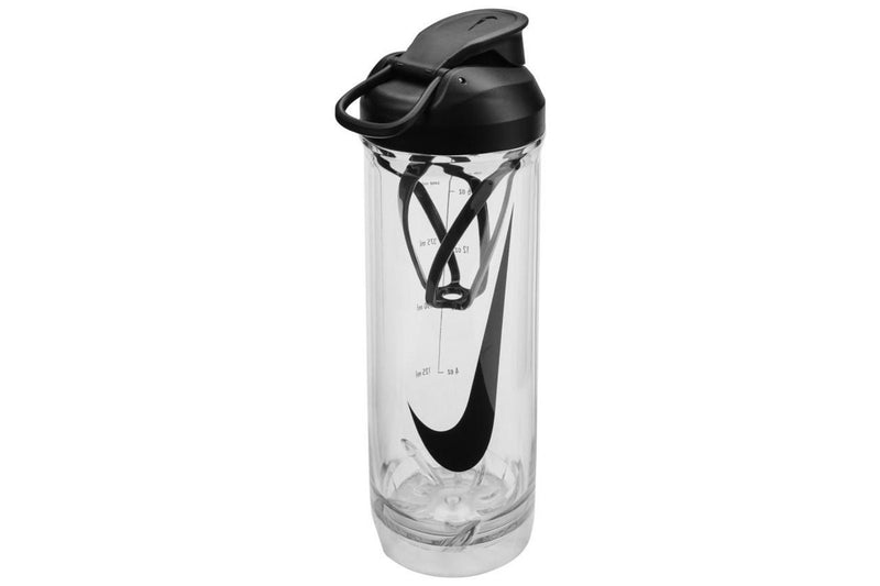 Nike TR Recharge Shaker Bottle 2.0 - Clear / Black (710ml)