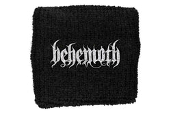 Behemoth Logo Embroidered Wristband (Black) (One Size)