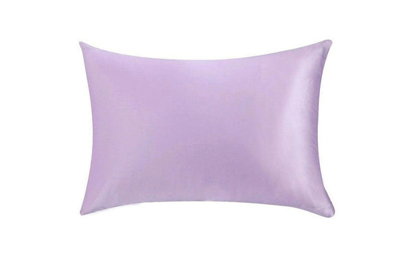 48x74cm Both Sides 100% Mulberry Silk Pillowcase Silk Pillow Case Pillow Cover-Purple