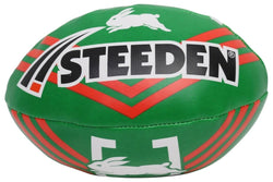 Steeden NRL Supporter Sponge Rugby League Ball - South Sydney Rabbitohs - 6 inch