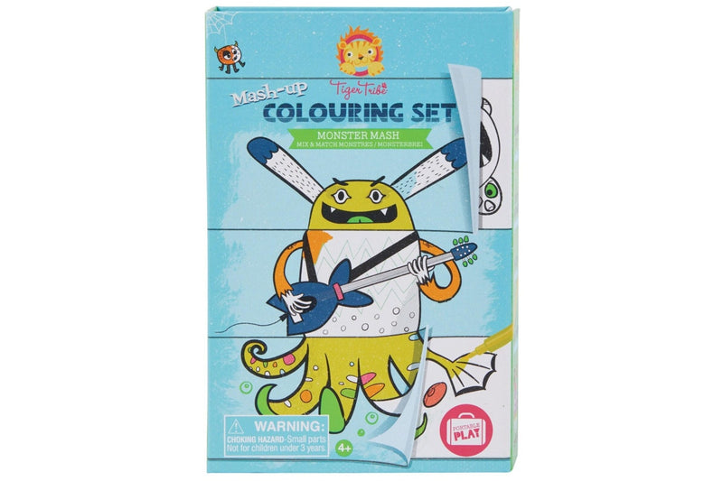 Tiger Tribe: Mash-up Colouring Set - Monster Mash