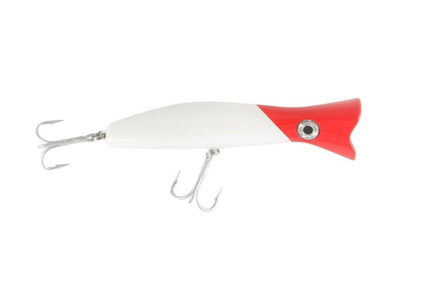 Halco Roosta Popper 160 - White Redhead