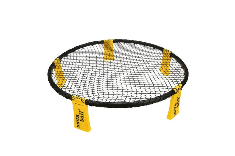 Mini Beach Volleyball Ball Game Set Outdoor Team Sports Lawn Fitness Equipment Net With 3 Balls 4Pcs Spikeball - Standard - Set Of 1