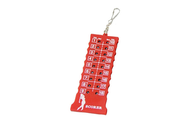 18 Hole Golf Score Counter Outdoor Sport Golf Scoreboard Training Practice Competition Accessory Red