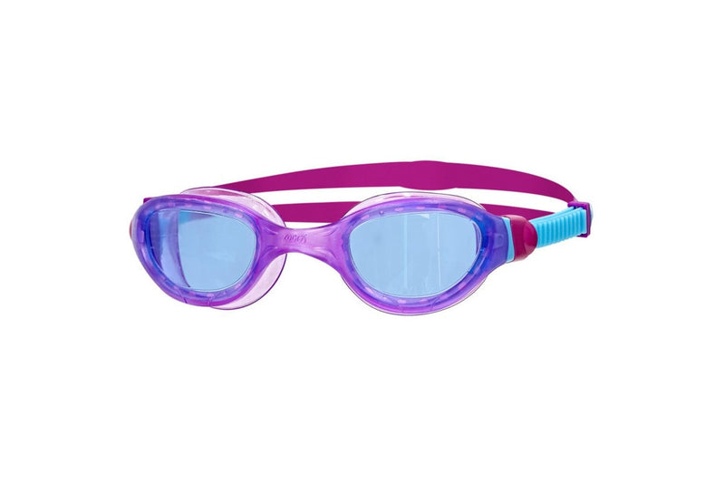 Zoggs Childrens/Kids Phantom 2.0 Swimming Goggles (Purple/Aqua Blue/Tint) (One Size)