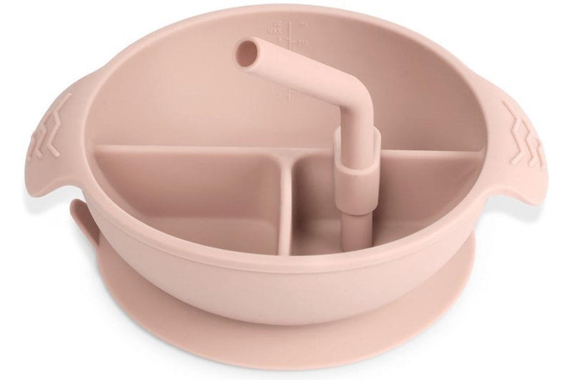 Haakaa: Silicone Divided Suction Bowl - Blush