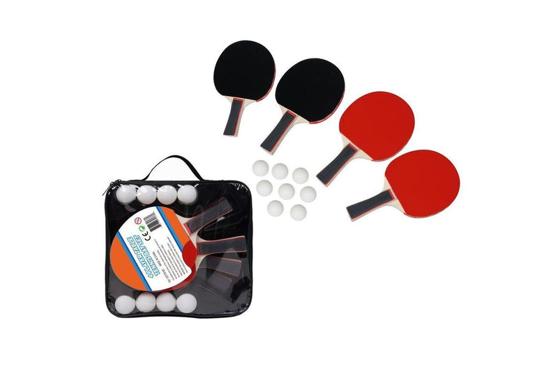 4 Player Table Tennis Bat Set