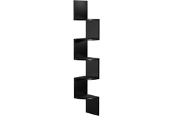 Vasagle Floating Corner Shelf - 5-Tier (Black)