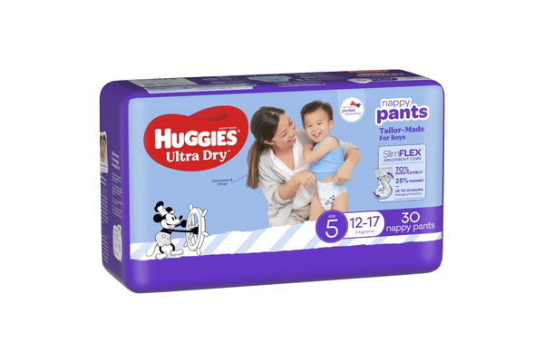 Huggies Ultra Dry Walker Boy Pants - Size 5