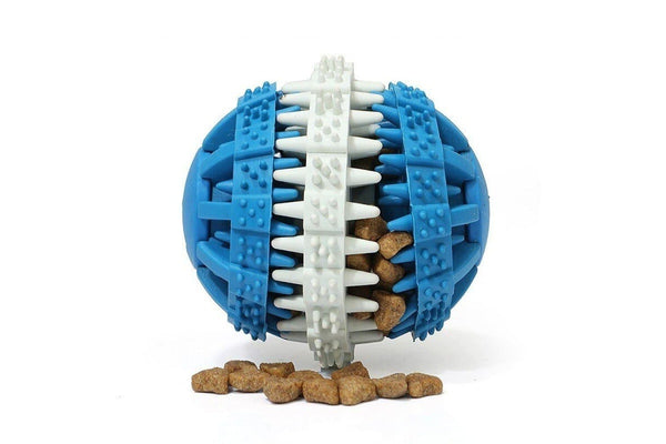 Non-toxic Fragrant Rubber Tooth Cleaning Food Dispenser Dog Chew Toy