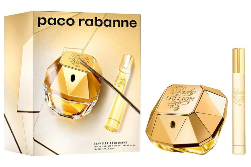 Paco Rabanne: Lady Million 80ml EDP 2 Piece Gift Set