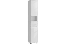 VASAGLE Tall Bathroom Cabinet - White