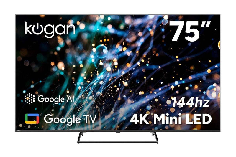 Kogan 75" Mini-LED QLED 4K 144Hz Smart AI Google TV - MQ9