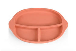 Haakaa: Silicone Divided Plate - Rust