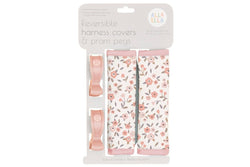 All4Ella: Harness Covers & Pram Pegs - Floral Bouquet