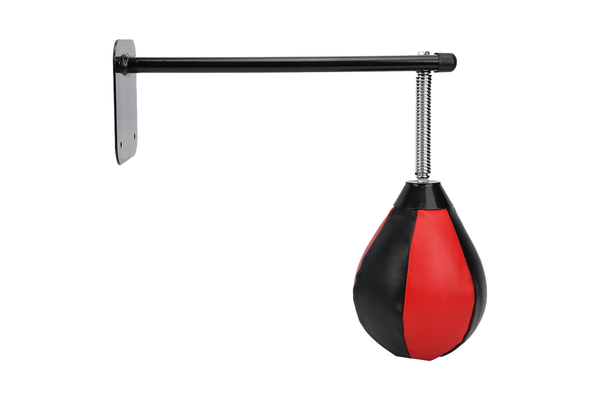 Wall Hanging Boxing Punching Bag Speed Training Stress Relief Kit with Wall Mount Bracket