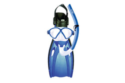 Mirage F05 Comet Junior Mask, Snorkel & Fin Set - Blue - L